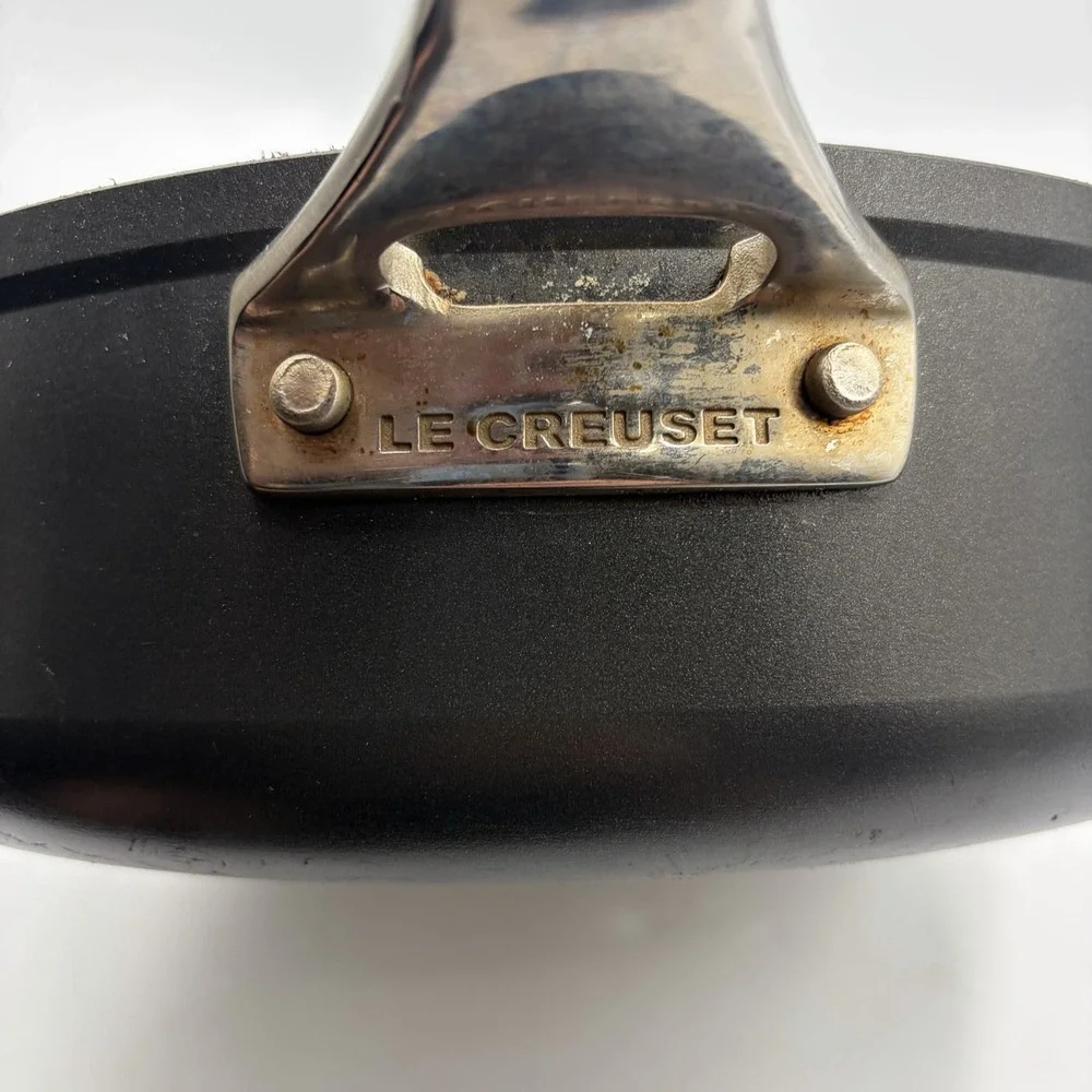 Le Creuset Toughened Non-Stick Deep Sauté Frying Pan Helper Handle 10.5
